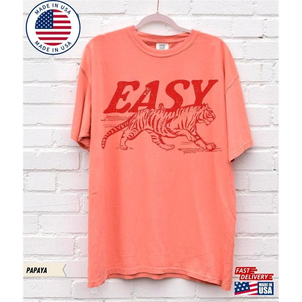 Easy Tiger Tee  Inspired Shirt Trendy T Retro Festival Clothing